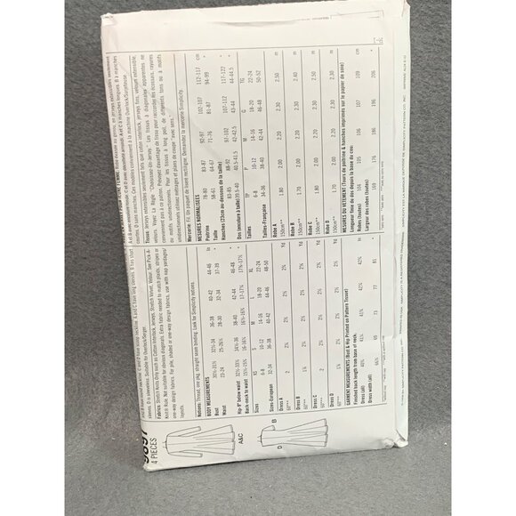 Simplicity 9897 1-Hour Dress Pattern For Women Sizes XS/S/M - Picture 2 of 2